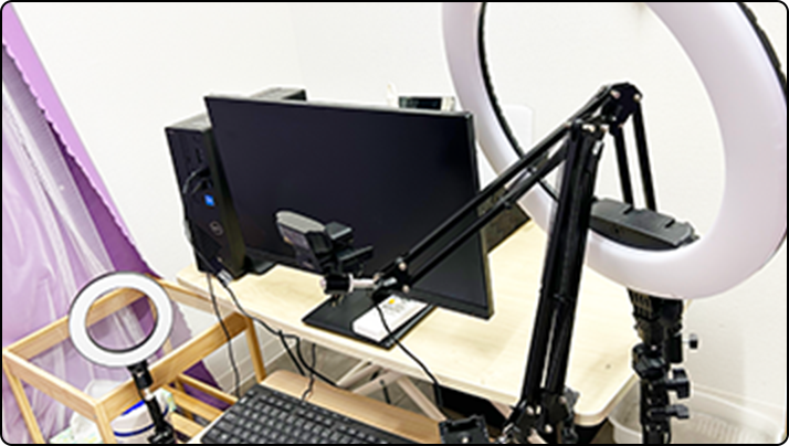 配信スタジオの完備&専門チームによるサポート